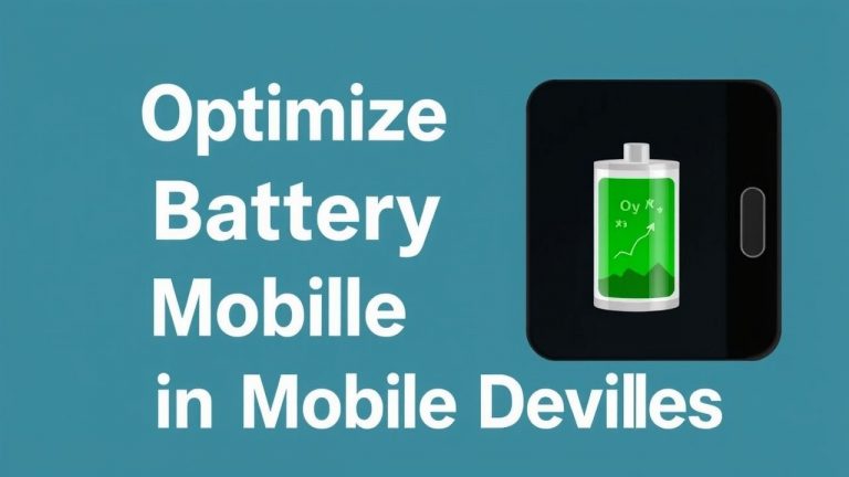 Cómo Optimizar la Vida Útil de la Batería en Dispositivos Móviles