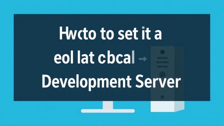 Cómo configurar un servidor local para desarrollo web