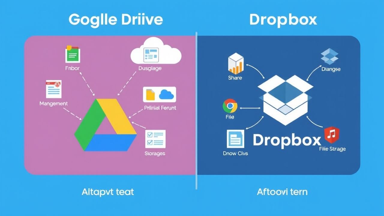 Comparativa de servicios de almacenamiento en la nube: Google Drive vs Dropbox