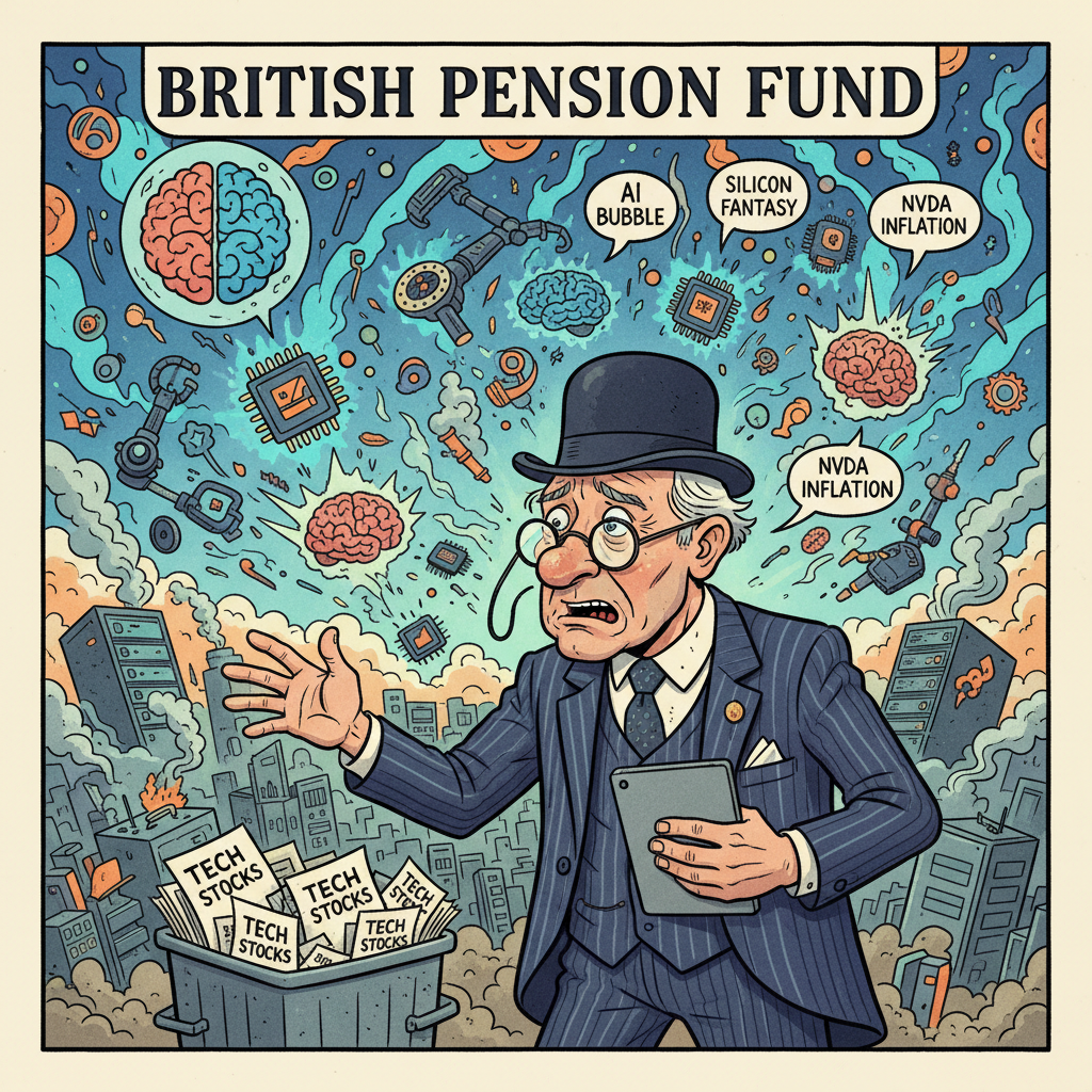 Fondos británicos venden acciones tech ante miedo a burbuja IA